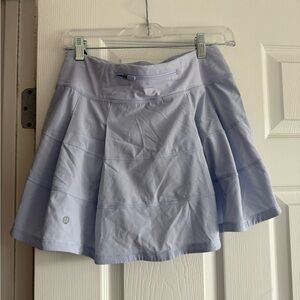 Lululemon Athletica Blue Pleated Skater Skirt